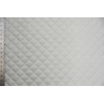 QUILTED POLYESTER BATTING FABRIC  WHITE  60