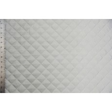 QUILTED POLYESTER BATTING FABRIC  WHITE  60