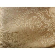 Jacquard Damask, Color Sand, Fabric sold By the Yard 58 