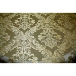 Jacquard Damask, Color Sage, Fabric sold By the Yards 58 