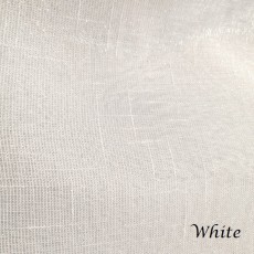 Sheer fabrics Lexi Shiny with sparkle Faux Linen Fabric white 118